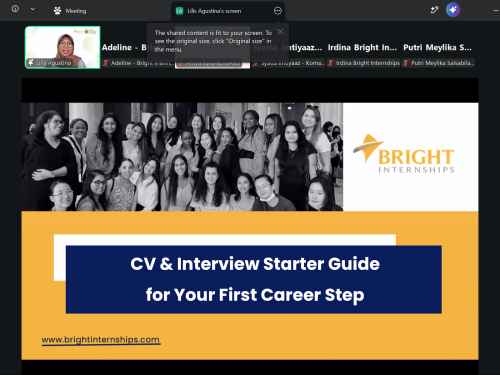 Webinar Bright Internships X Komako UGM